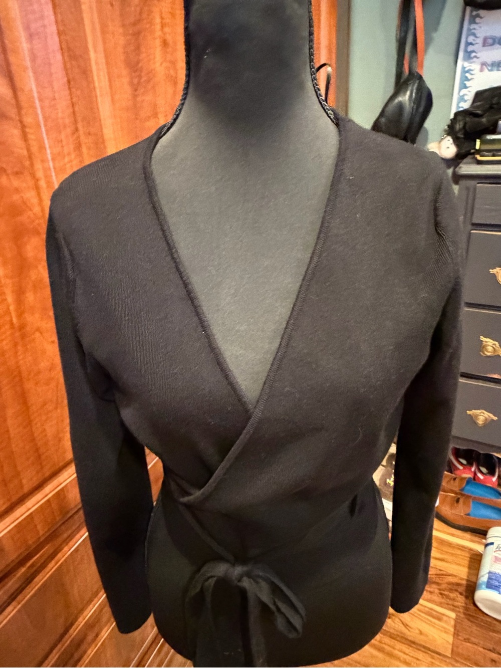 Mango Black Ribbed Tank Top